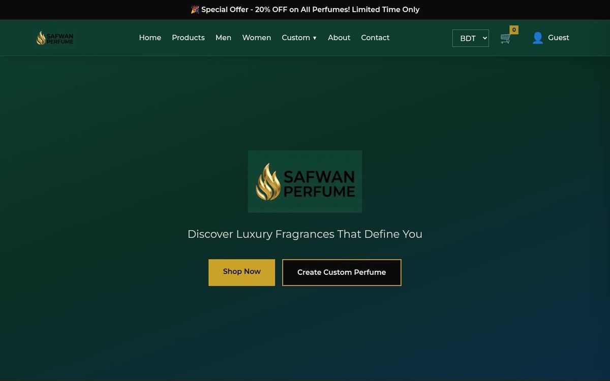 Safwan Perfume screenshot