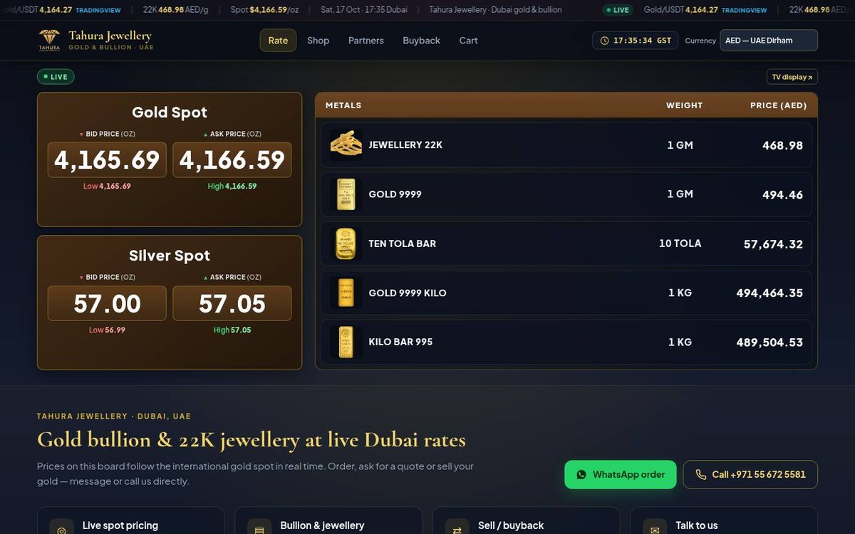 Tahura Jewellery screenshot